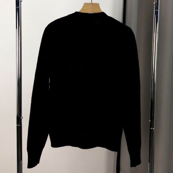 Polo Ralph Lauren Bear Cub Series Black Women's Wool Sweater - Picture 4 of 8